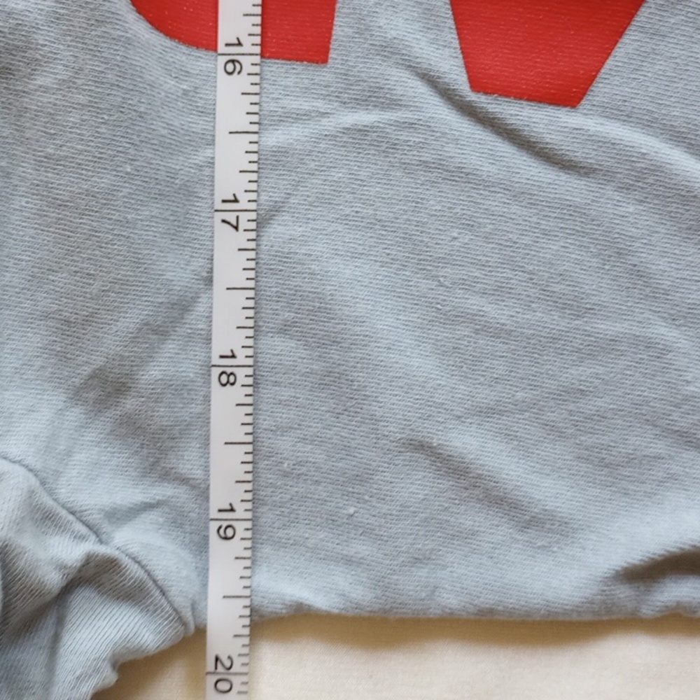 Hello Kitty Happy T-shirt S Dusty Blue 100% Cotton Sanrio  50off3 - Picture 5 of 6